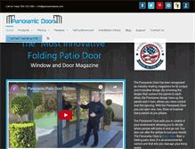 Tablet Screenshot of panoramicdoors.com